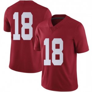 NCAA Men's Alabama Crimson Tide #18 Labryan Ray Stitched College Nike Authentic No Name Crimson Football Jersey OR17R20DF